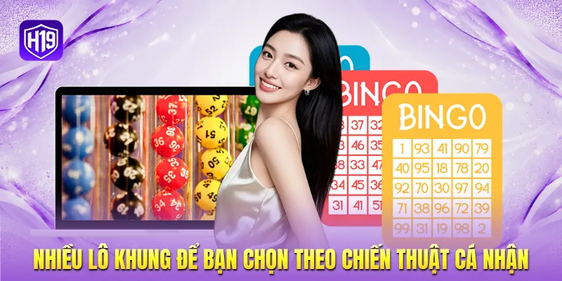 Nhiều lô khung để bạn chọn theo chiến thuật cá nhận